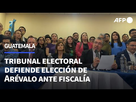 Tribunal electoral defiende elección de Arévalo ante nueva arremetida de fiscalía | AFP