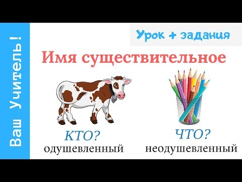 Видео: Каким существительным является школа?