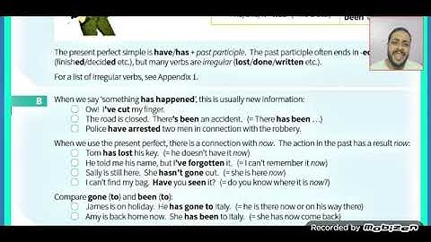 English Grammar in Useشرح كتاب unit 7 present perfect 1I have done Explanation,exercises   answers