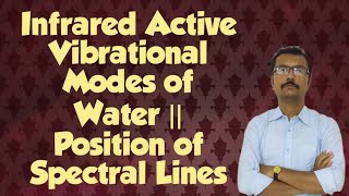 Infrared Active Vibrational Modes of Water || Position of Spectral Lines