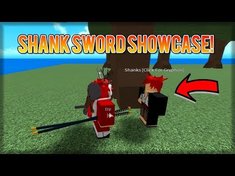 One Piece Millenium Shank Sword Gryphon Showcase Youtube - shanksgryphon sword showcase roblox one piece millenium