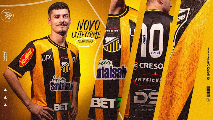 Grêmio Novorizontino lança novos uniformes para temporada 2024 🟡⚫️