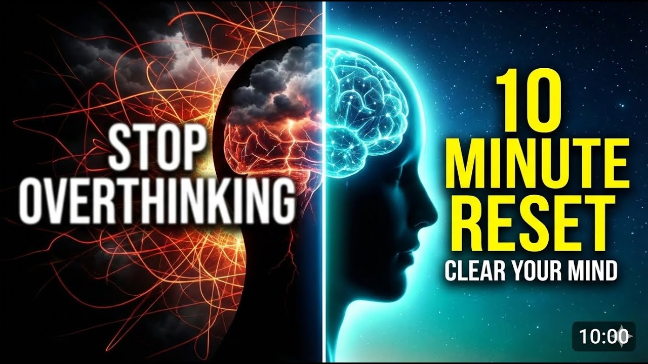 Stop Overthinking & Fall Asleep Instantly: 10 Minute Anxiety Detox (432Hz)