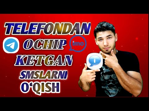 Video: Telefoningizda SMS-xabarni Qanday O'chirish Mumkin