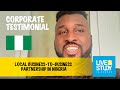 Testimonial: B2B Partnership in Nigeria / Corporate Testimonial / Immigration Services in Africa