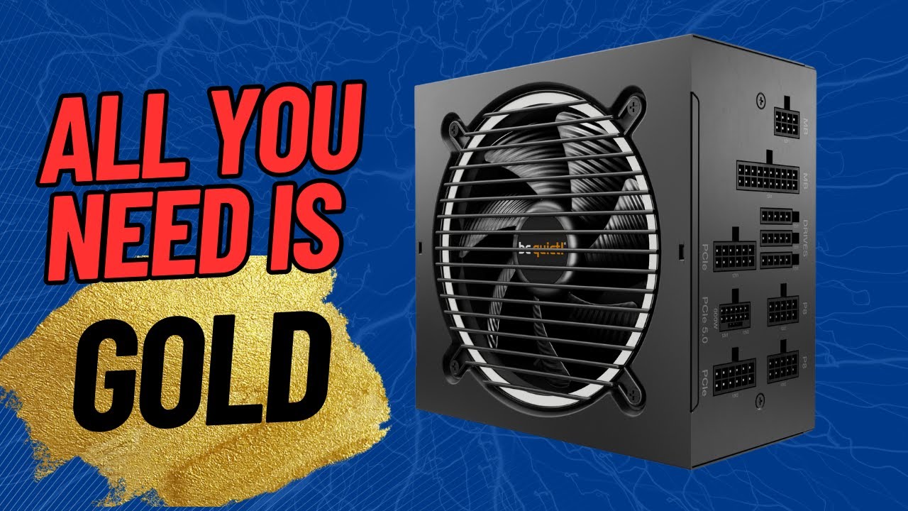  Pure Power 12 M 750W, ATX 3.0, 80 Plus® Gold, Modular Power  Supply, for PCIe 5.0 GPUs and GPUs with 6+2 pin connectors, 12VHPWR Cable  Included, Silent 120mm be quiet! Fan - BN504 : Electronics