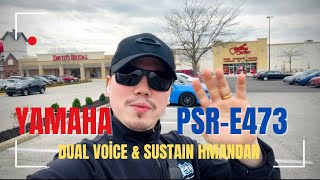 Yamaha PSR-E473 Dual Voice layer dan leh Sustain setting awmna tips!