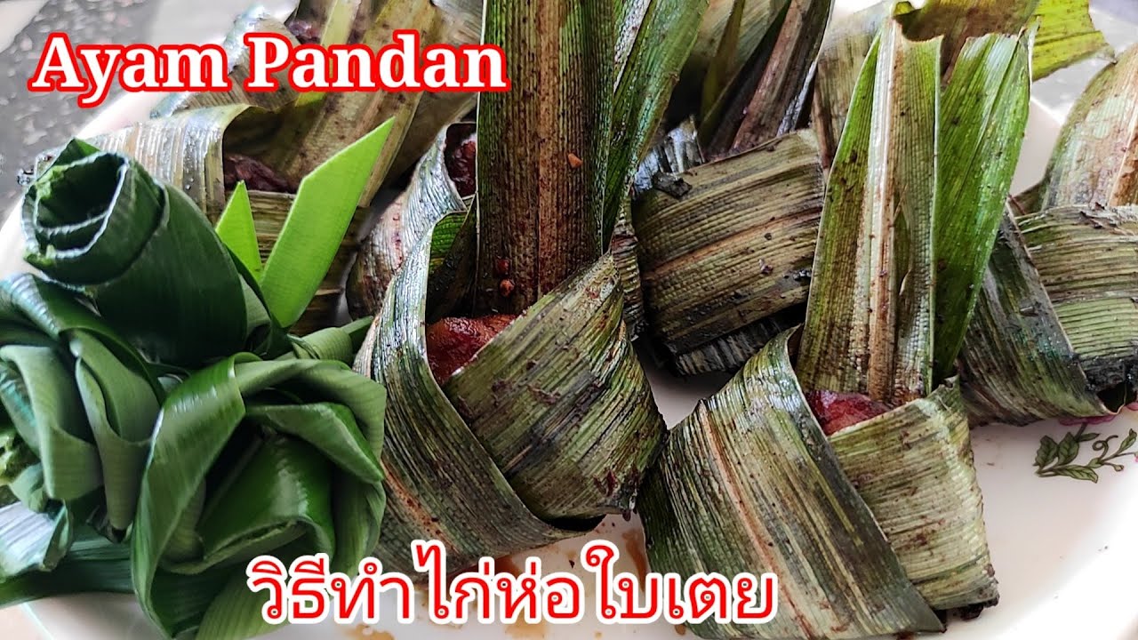 Cara Membuat Ayam Pandan Pandan Chicken à¸§ à¸˜ à¸—à¸³à¹„à¸ à¸« à¸­à¹ƒà¸šà¹€à¸•à¸¢ Youtube