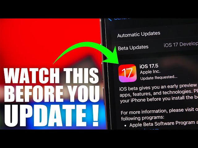 iOS 17.5 - Everything You NEED to Know Before You UPDATE! class=
