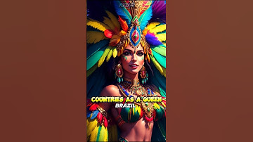 Countries as Queen (Part-2)🤩🔥 generated using Ai 💥#ai #leonardoai #geography #shorts