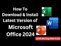 MS Office | How to download latest version of Microsoft Office | #msoffice