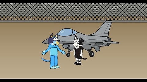 Bluey & Mackenzie Steal a fighter jet/Fire missiles at their school/Grounded/Arrested