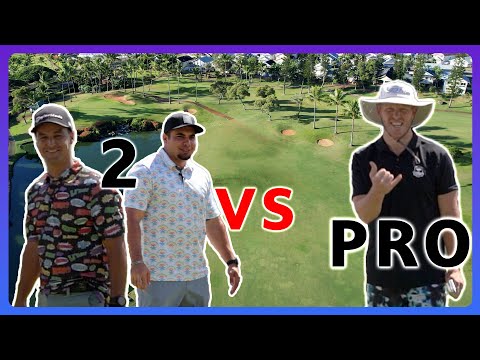 Comedian and Me vs Pro | Waikele Country Club | Hawaii Golf