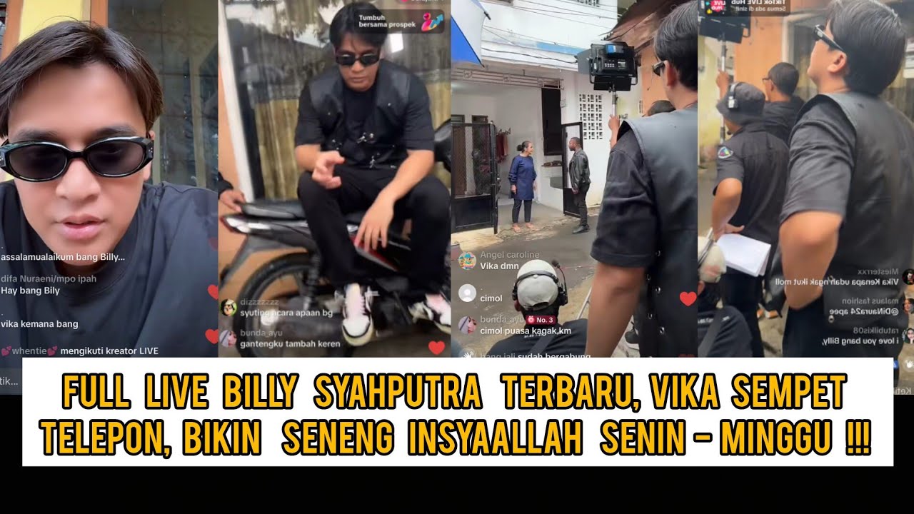 Full live Billy syahputra terbaru,vika telpon, Ada Kabar baik dari program bikin seneng 😎🔥