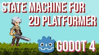 State Machine Setup for 2D Platformer Character ~ Godot 4 GameDev Tutorial
