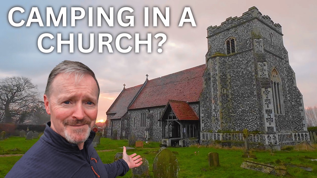 Я провел ночь в одиночестве в церкви XII века зимой...