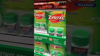 Zyrtec Antihismatine Cetirizine Hci 10Mg 120 Tablet Costco Deals March 2022