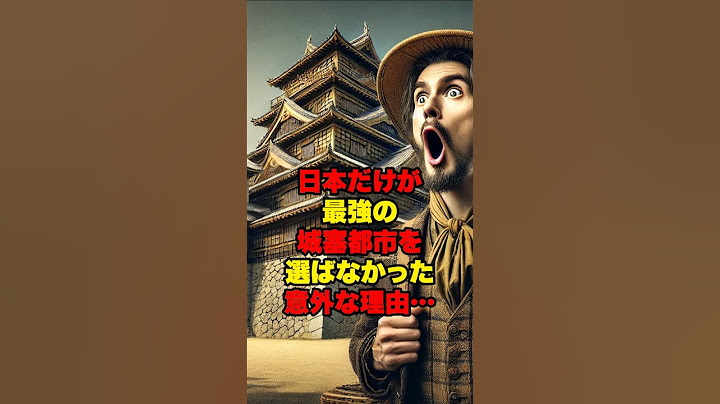 【海外の反応】日本だけが最強の城塞都市を選ばなかった意外な理由…
