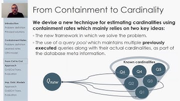 EDBT2020 - Improved Cardinality Estimation by Learning Queries Containment Rates