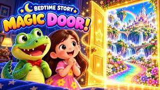The Door That Appeared at Night 🌙✨ | Bedtime Story for Kids | Croco & Ely