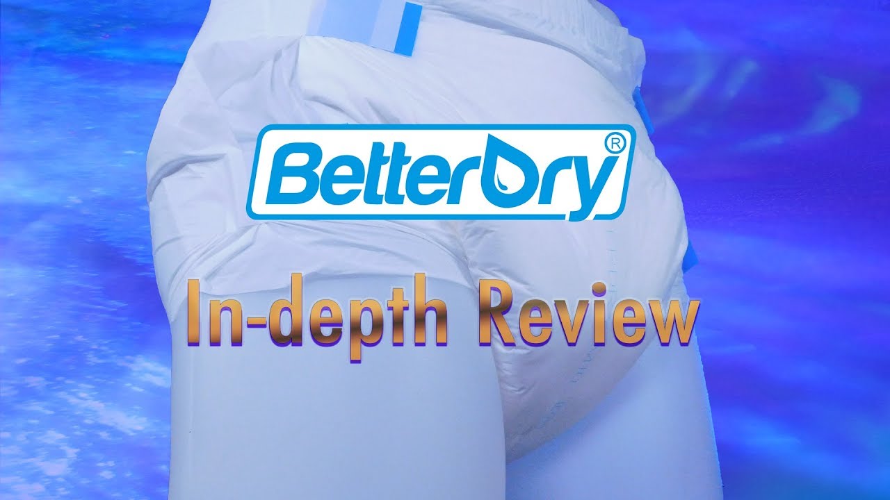 BetterDry® Brief Adult Diaper In-Depth Review #adultdiaper #incontinence