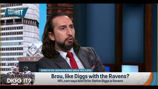 Nick Wright Loves Ravens Signing Stefon Diggs First Things First Nfl