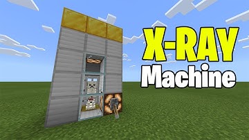 How to Make an X-RAY MACHINE in Minecraft