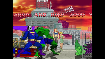 Superman & Savage Hulk vs Bizarro & Hulk 2099