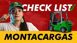 Checklist montacargas 🚜 | Inspección preoperacional montacargas 🔎