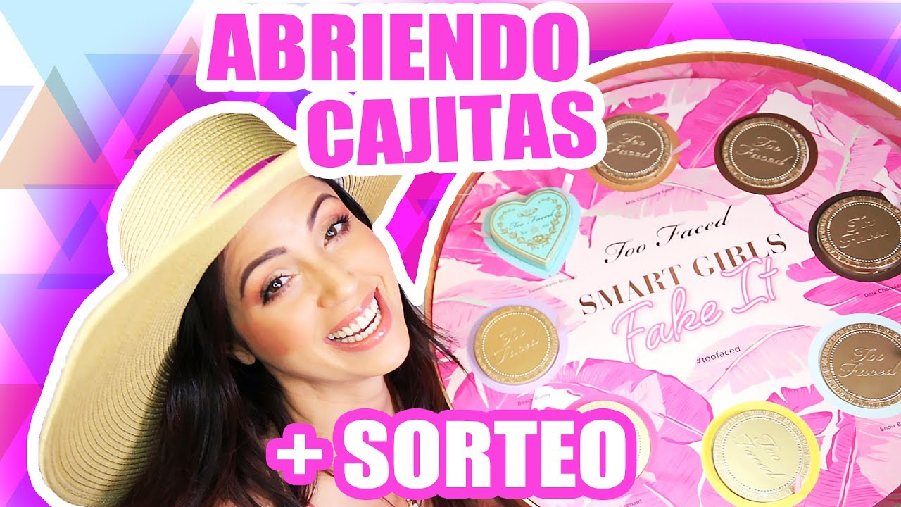 Abriendo Cajitas! MUCHO Maquillaje de Too Faced con SORTEO Internacional!