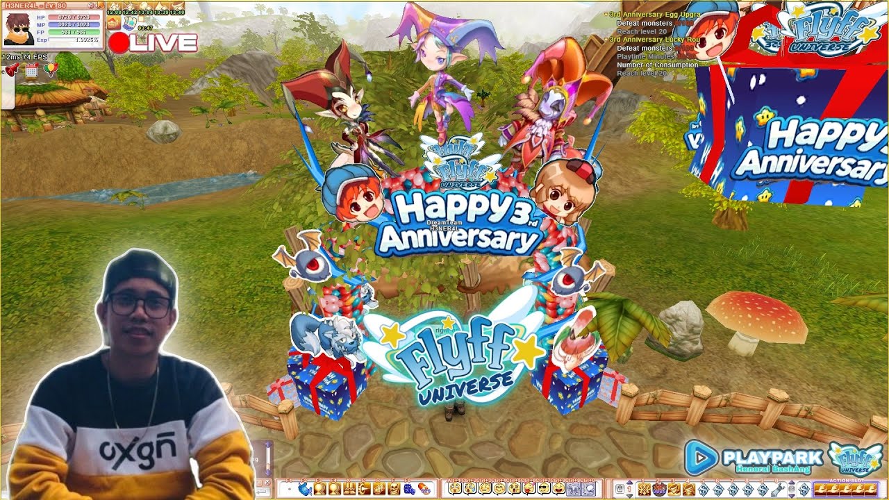 Flyff Universe by PlayPark - Mobile/PC Games MMORPG 🔴Live - Asia Rhisis Server - Lets Go - Day386