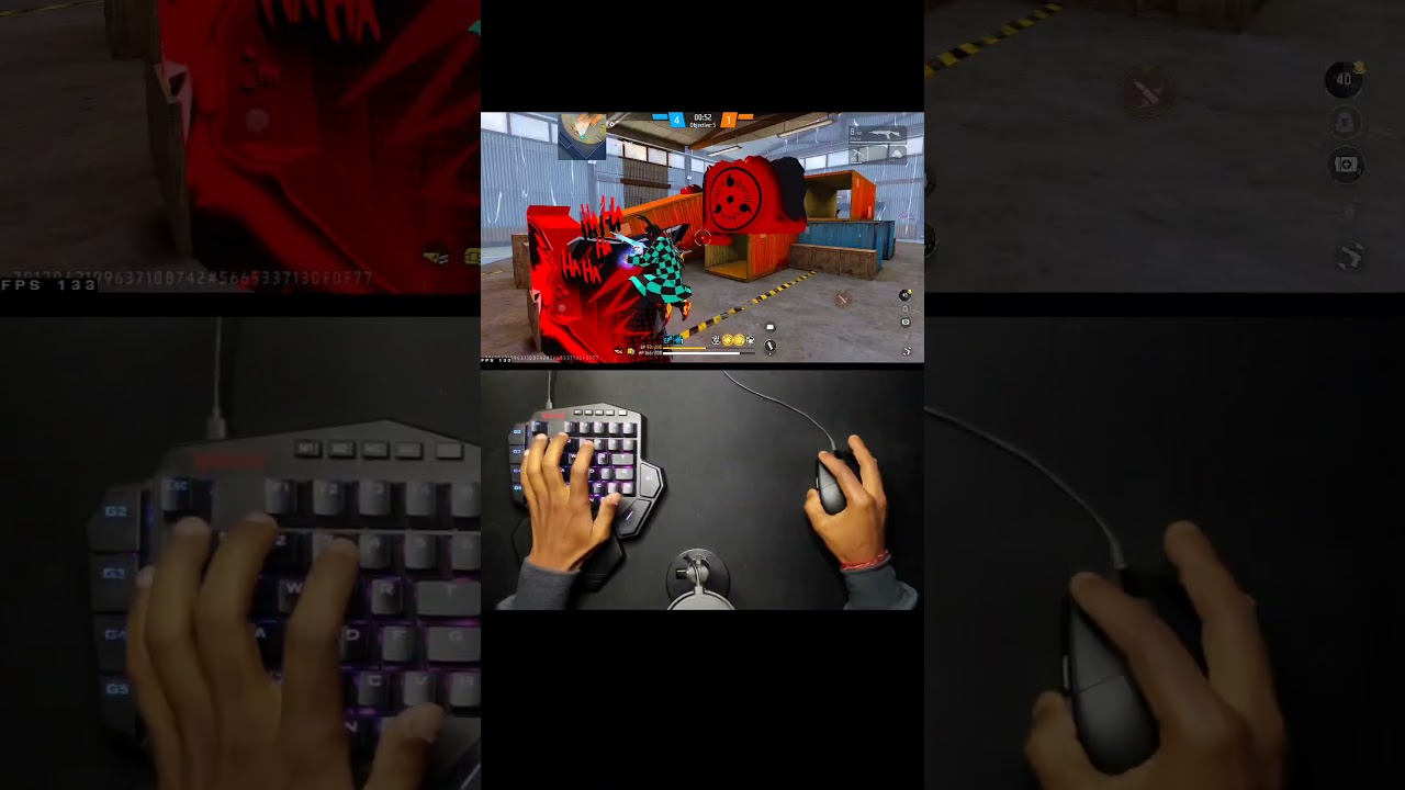 Free Fire Gaming Keyboard | ⌨️ 🖱📱Mix Pro Geek Gamer 