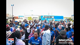 What A Crowd: Watch Bawumia's House To House Campaign At Wa