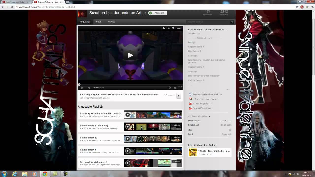 PatzianLP Ankündigung: Vorstellung 3vincentvalentine