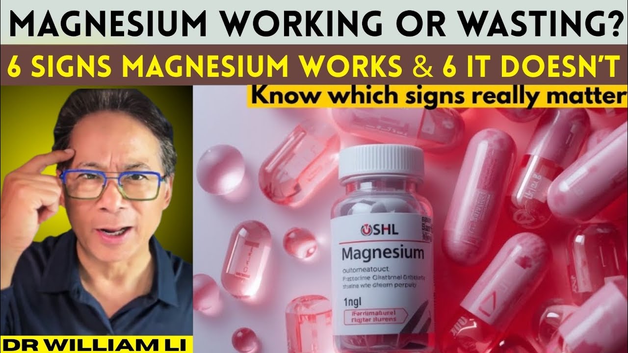 6 Signs Magnesium Glycinate Is Actually Working & 6 Signs It’s Not! | Dr. William Li