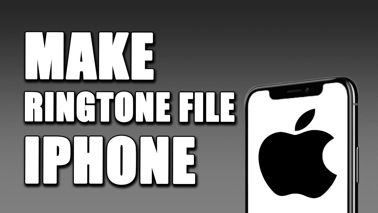 How To Make Ringtone File On iPhone (EASY!) YouTube