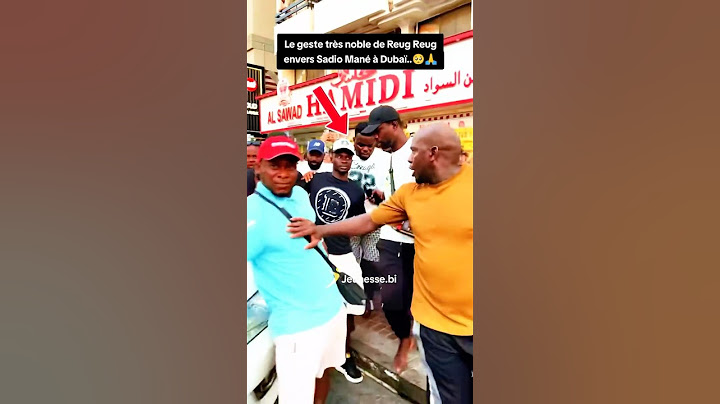 Regardez Le geste Magnifique de Reug reug a Sadio Mané a Dubai 😍 #shorts #shortvideo Abonnez-vous