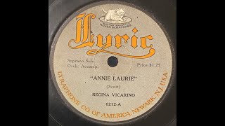 Regina Vicarino - Annie Laurie 78RPM