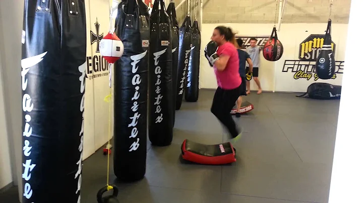 Annette ...on heavy bag