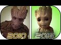 EVOLUTION of GROOT in Movies, Cartoons, TV (2010-2018) Groot history