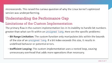 Understanding Bitops Performance: Why Your Code is Slower than Linux Kernel