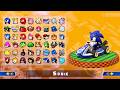 Sonic Kart Deluxe - All Characters (4K)