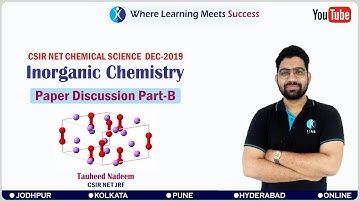 CSIR NET Chemistry Previous Year Paper Discussion | Inorganic Chemistry