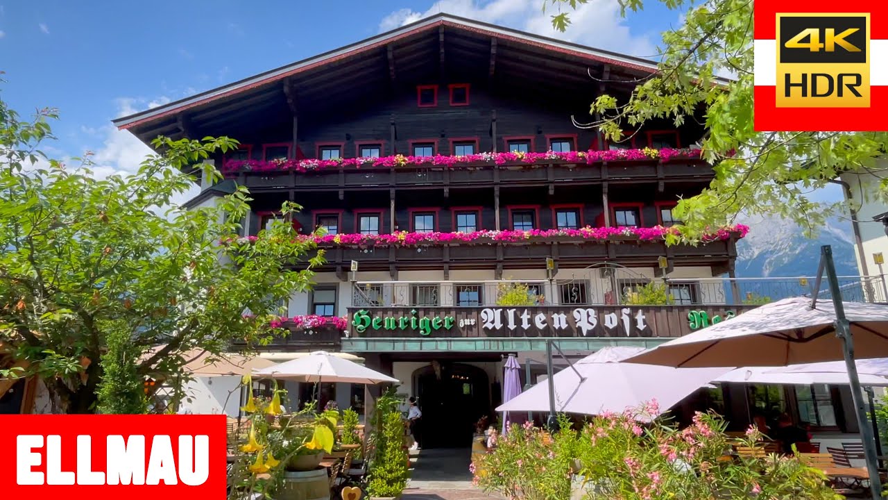 Ellmau Austria 🇦🇹 4K HDR Virtual walking tour