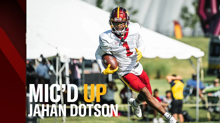 "I hope they say something crazy" | Jahan Dotson m...