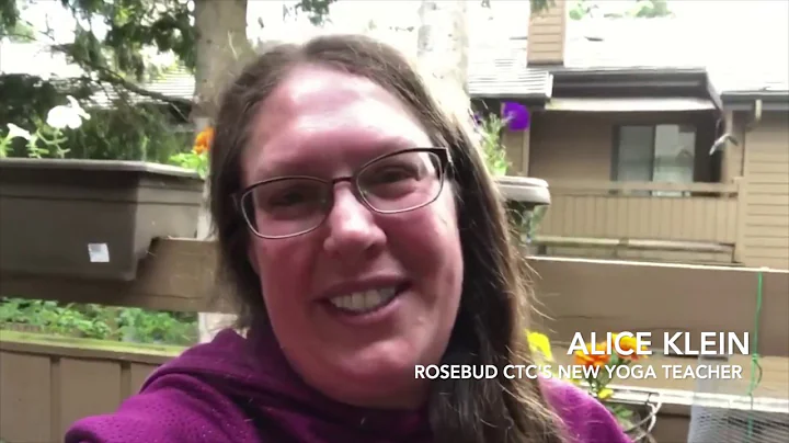 Meet Rosebud CTC's new Yoga teacher Alice Klein
