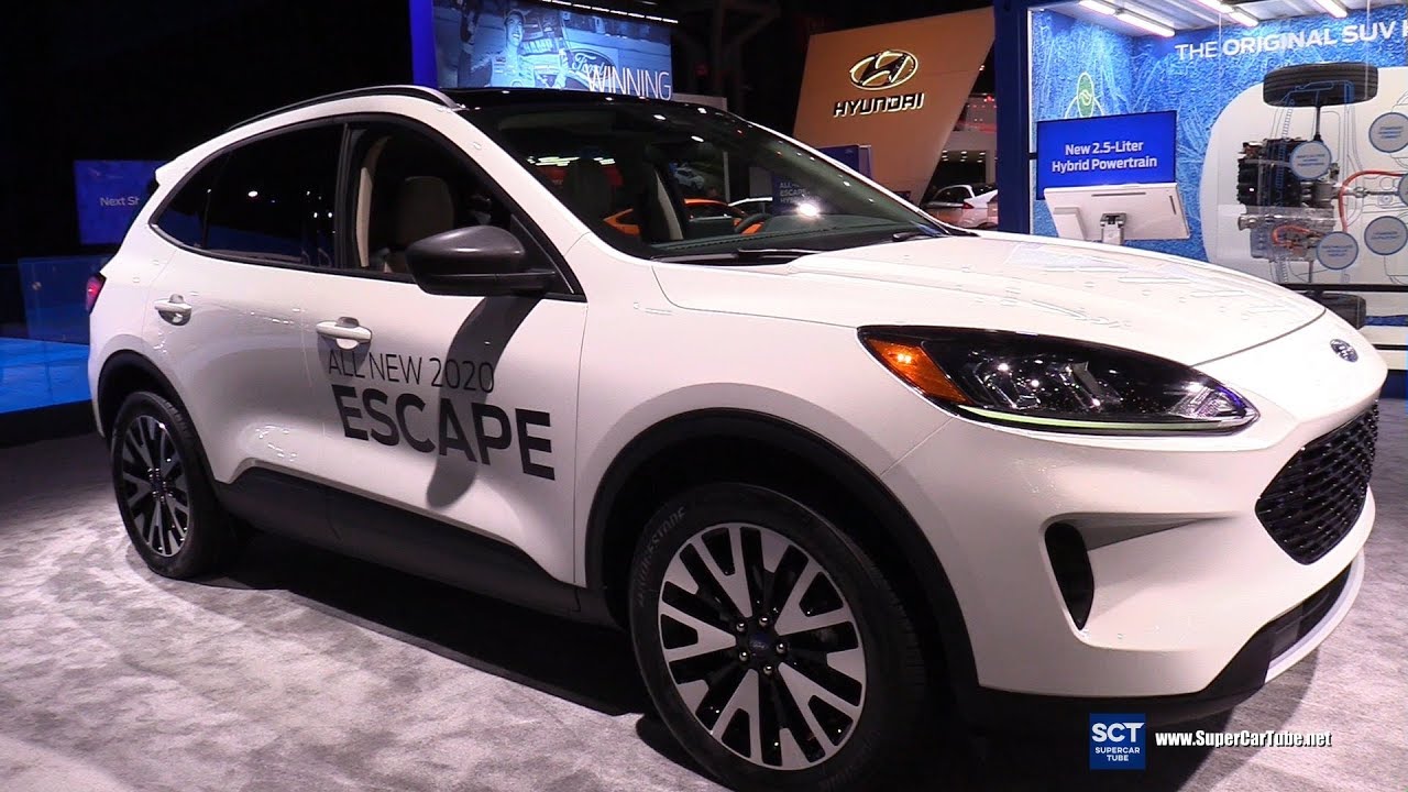 2020 Ford Escape Hybrid Exterior And Interior Walkaround 2019 New York Auto Show