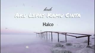 Aku Lepas Kamu Cinta - Haico | LIRIK LAGU