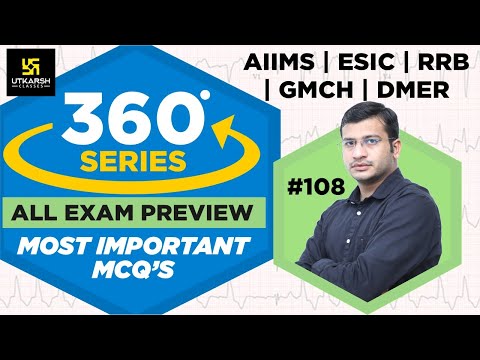 360 Degree Series | Most Imp. MCQ’s #108 | Staff Nurse | AIIMS | GMCH | DMER | Siddharth Sir
