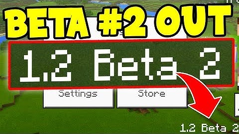 BETA BUILD 2 in Minecraft Pocket Edition 1.2 Update RELEASED!! // MCPE 1.2 UPDATE APK BETA